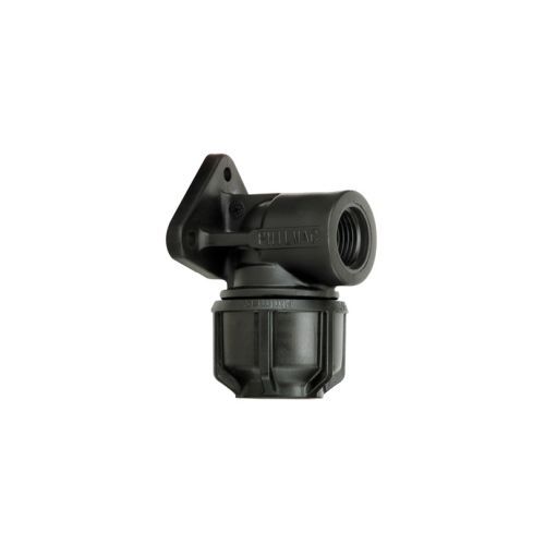 Philmac 9031 3G Metric/ Imperial Wall Plate Elbow 25mm 3/4” X 1/2” BSP -Agrii Tanks & Drainage Solutions-Oceanair