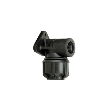 Philmac 9031 3G Metric/ Imperial Wall Plate Elbow 25mm 3/4” X 1/2” BSP -Agrii Tanks & Drainage Solutions-Oceanair