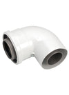 Worcester 90 Degree Boiler Flue Elbow 60mm/100mm 7716191084-F&P Wholesale - Tricom-Oceanair