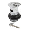 Embrass Peerless 201243 Brass 1 1/4" Basin Waste Slotted Plug Chain & Stay Chrome-Embrass Peerless-Oceanair