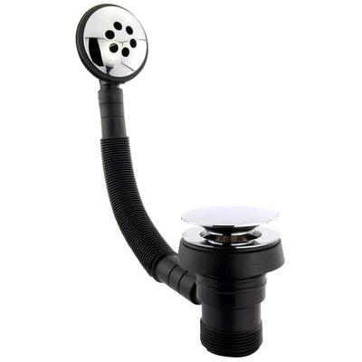 Embrass Peerless 202007 Brass Bath Waste & Overflow Mushroom Clicker Chrome-Embrass Peerless-Oceanair