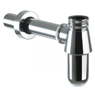 Embrass Peerless 202166 Bottle Trap Brass 1 1/4" with 300mm Pipe Chrome-Embrass Peerless-Oceanair