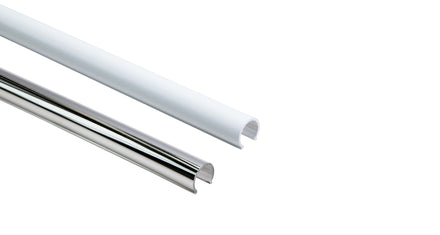 Talon Snappit Cover Chrome 15mm x 200mm ACSNC/10-Talon Fixings Co (Via Nmbs)-Oceanair