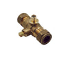 Altecnic Brass Gas Isolating Valve with Test Point 15mm AI-39115G-Altecnic Ltd-Oceanair