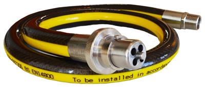 Salvus LPG and Gas Hose Bayonet 1.25m x 1/2" BFGHENB2-125-NAVIGATOR MSL LTD-Oceanair