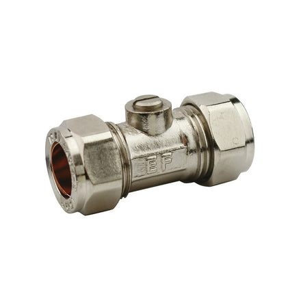 Navigator Brass Isolating Valve 22mm Chrome BFIV-22-Navigator MSL Ltd-Oceanair