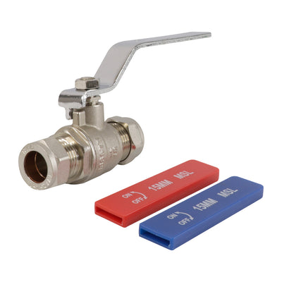 Navigator Dual Lever Handle Ball Valve Full Bore 15mm BFLBVD-15-Navigator MSL Ltd-Oceanair