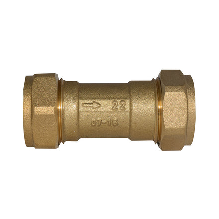 Navigator Brass Single Check Valve 22mm BFSCV-22-Navigator MSL Ltd-Oceanair