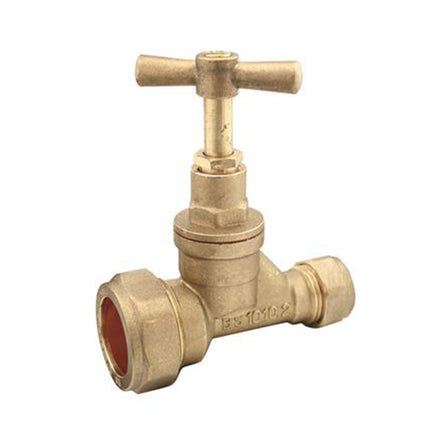 Navigator Brass 25mm MDPE x 22mm Poly Stop Tap BFST-2522-Navigator MSL Ltd-Oceanair