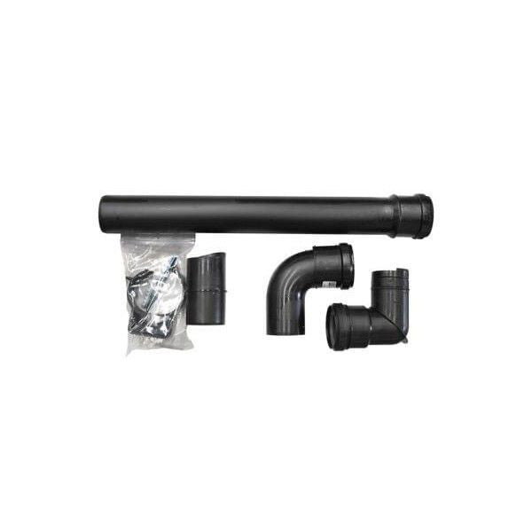 Ideal Logic High Level Flue Outlet Kit 60mm Black 208178 - High Level Flue Outlet Kit - IDEAL BOILERS LIMITED - Oceanair