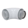 Vaillant 60/100mm 90 Degree Boiler Flue Elbow White 303910 - Flue Elbow - VAILLANT GROUP UK LIMITED - Oceanair