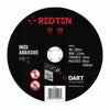 Dart Red Ten SS/Inox Abrasive Discs 115mm X 22.2mm (Pk10) DB0511-Dart Tools Group-Oceanair