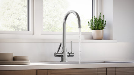 Bristan Dune Monobloc Sink Mixer Tap Stainless Steel DU SNK SS-Bristan-Oceanair