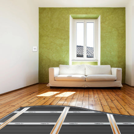 i-warm Flux Infrared Underfloor Heating 50cm 8m2 Pack (220w/m2)-Radiant Heat 360-Oceanair