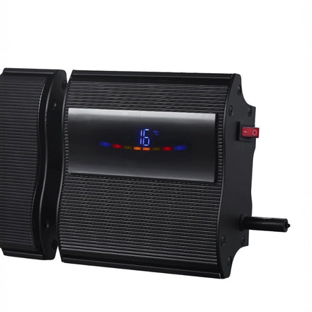 i-warm Strata Smart Infrared Tower/Bar Heater 2400w (1540mm) Black-Radiant Heat 360-Oceanair