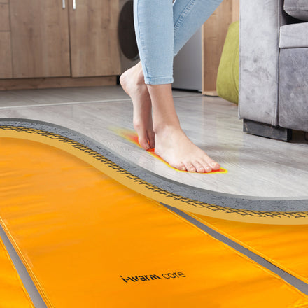i-warm Core Infrared Underfloor Heating 50cm 4lm Pack (220w/m2)-Radiant Heat 360-Oceanair