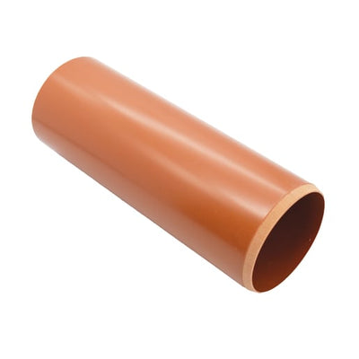 FloPlast Push-Fit Underground Plain Ended Pipe 110mm x 6m D046-Floplast (Via Nmbs)-Oceanair