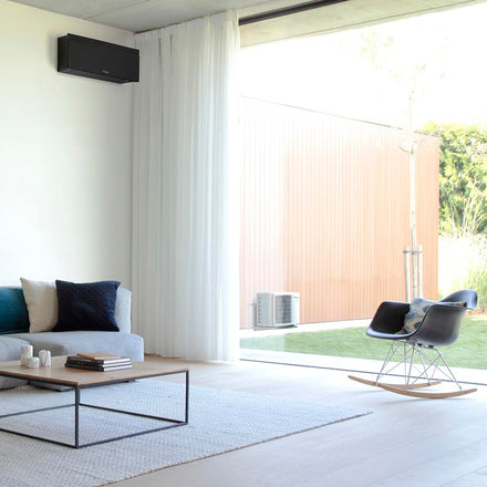 Daikin Emura FTXJ20AB Wall Mount Split Air Conditioner Indoor Unit Black 2.0kW-Daikin-Oceanair