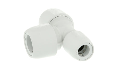 Hep2O Plastic Push-Fit Reducing Tee White 22mm x 15mm x 22mm-Wavin Uk Ltd (Via Nmbs)-Oceanair