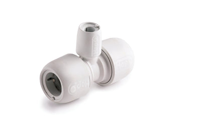 Hep2O Plastic Push-Fit Reducing Tee White 22mm x 22mm x 10mm-Wavin Uk Ltd (Via Nmbs)-Oceanair