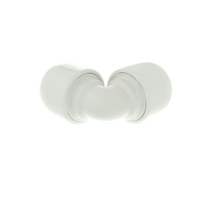 Hep2O Plastic Push-Fit Equal 90° Elbow 15mm White-Wavin Uk Ltd (Via Nmbs)-Oceanair