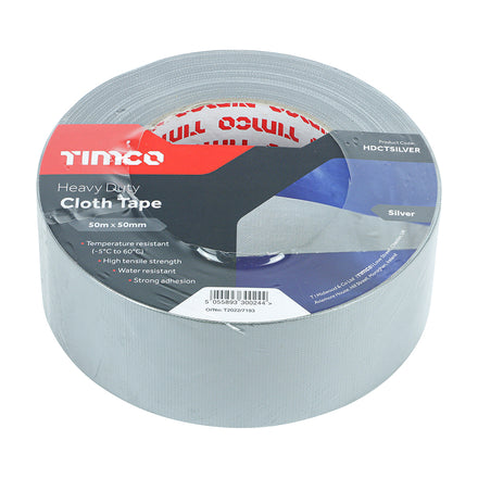 Timco Heavy Duty Cloth Tape 50m x 50mm-Timco-Oceanair