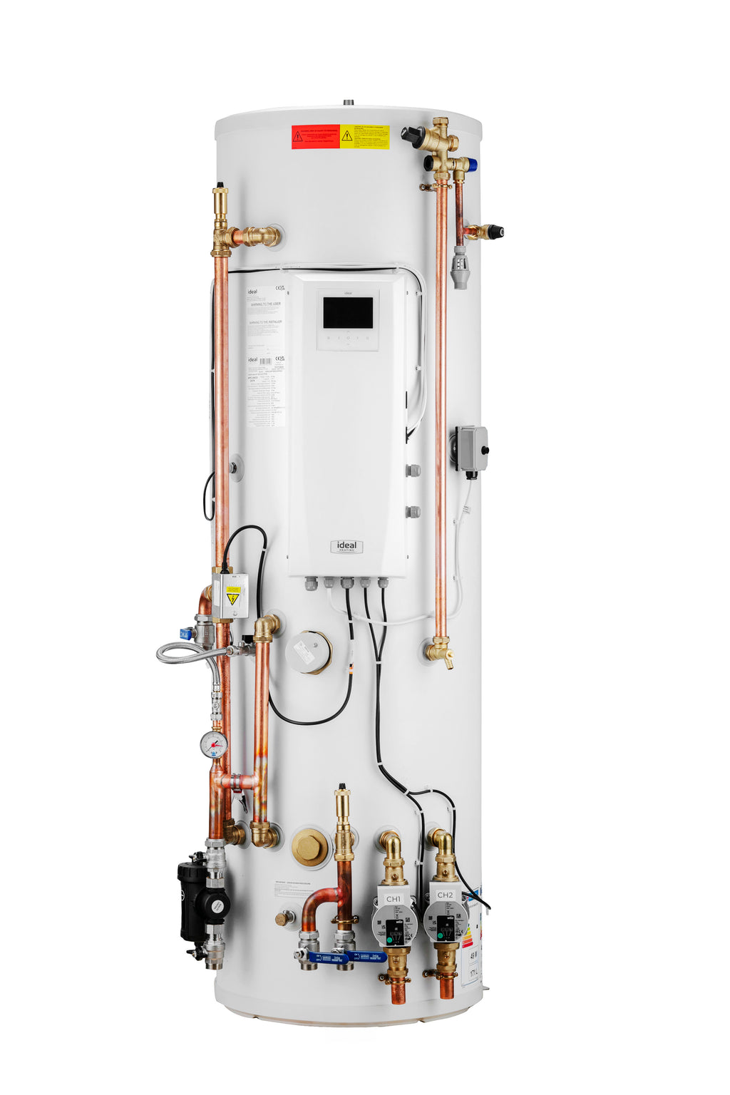 Ideal Heating HP290 DHW Pre-Plumbed Cylinder 180L 2 Zone Inc Control & Buffer 240131-Ideal Boilers Limited-Oceanair