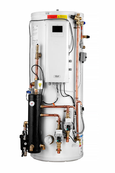 Ideal Heating HP290 DHW Pre-Plumbed Slimline Cylinder 210L 2 Zone Inc Low Loss Header 240129-Ideal Boilers Limited-Oceanair