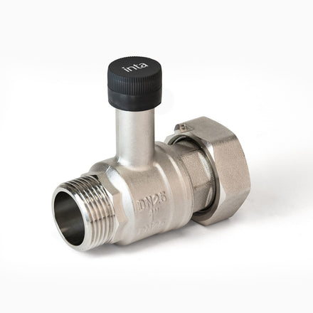 Inta 1 1/4" Female Swivel X 1" Male Flat Face Extended Heat Pump Ball Valve HPBV114-Intatec-Oceanair