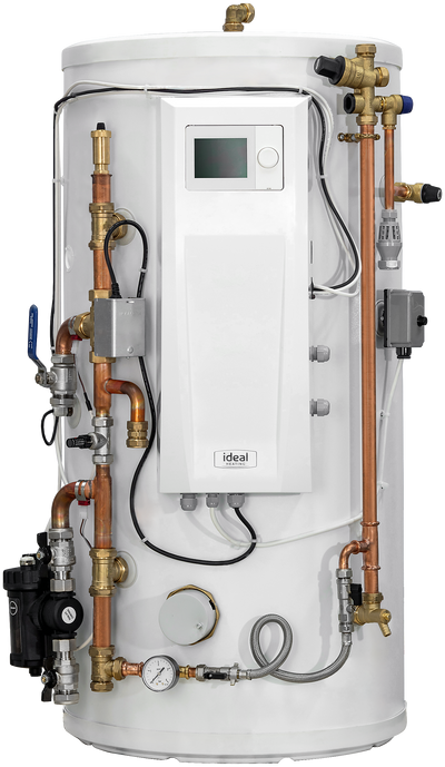 Ideal Logic Air DHW Pre-Plumbed Slimline Cylinder 180L 1 Zone 236204-Ideal Boilers Limited-Oceanair