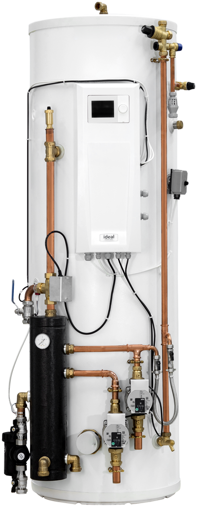 Ideal Logic Air DHW Pre-Plumbed Cylinder 250L 2 Zone Inc Low Loss Header 236201-Ideal Boilers Limited-Oceanair