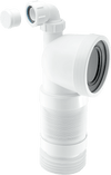 McAlpine Flexible 90 Degree Angled WC Connector with Vent Boss White WC-CON8FV-Mcalpine & C0 Ltd-Oceanair