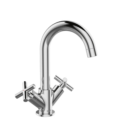 Bristan Naxos Basin Mixer Tap With Clicker Waste Chrome NAX BAS C-Bristan-Oceanair