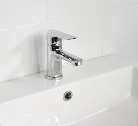 Bristan Opus Basin Mixer Tap With Clicker Waste Chrome OPS BAS C-Bristan-Oceanair