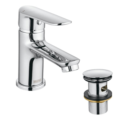 Bristan Opus Basin Mixer Tap With Clicker Waste Chrome OPS BAS C-Bristan-Oceanair