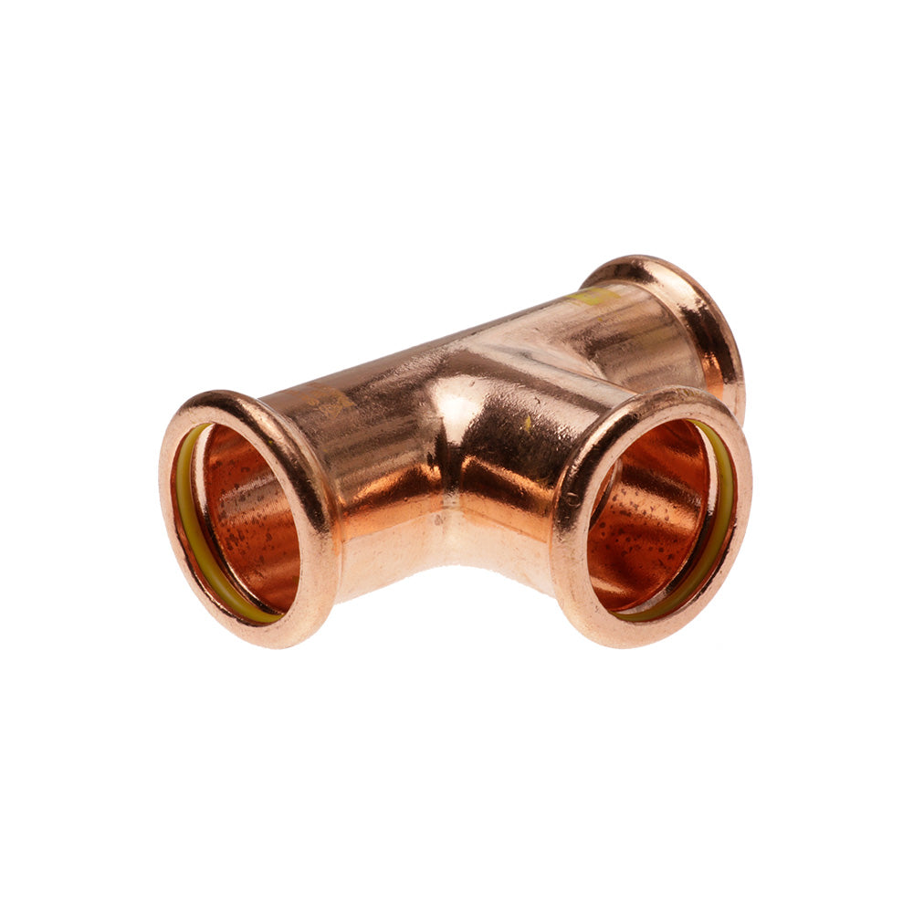thumbnail image 2 of VSH Tectite 15mm Push Fit Equal Tee Copper Fittings - Pack Of 10 - UK Made, RRP £34 2 of 4