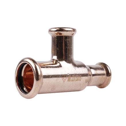 Pressfit M Profile Water Reducing Tee 22mm x 15mm x 15mm PFWRT-221515-Navigator MSL Ltd-Oceanair