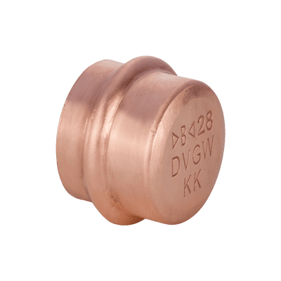 Conex Banninger B Press Copper Gas Stop End 15mm PG5301 0280000-Conex Universal Limited-Oceanair