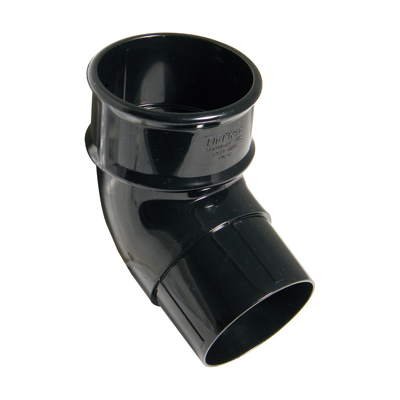 FloPlast Round 112.5 Degree Offset Bend Black 68mm RB2B-Floplast (Via Nmbs)-Oceanair