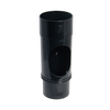 FloPlast Round Downpipe Access Pipe Black 68mm RX1B-Floplast (Via Nmbs)-Oceanair