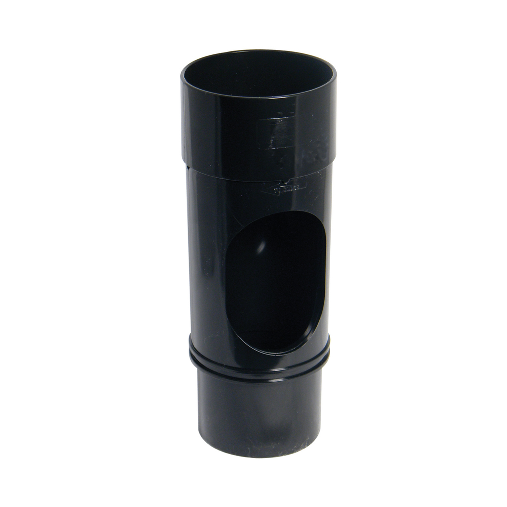 FloPlast Round Downpipe Access Pipe Black 68mm RX1B-Floplast (Via Nmbs)-Oceanair