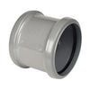 FloPlast Push-Fit Double Socket Coupler Grey 110mm SP105G-Floplast (Via Nmbs)-Oceanair