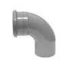 FloPlast Push-Fit 92.5 Degree Single Socket Bend Grey 110mm SP161G-Floplast (Via Nmbs)-Oceanair