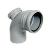 FloPlast Push-Fit 92.5 Degree Single Socket Access Bend Grey 110mm SP169G-Floplast (Via Nmbs)-Oceanair