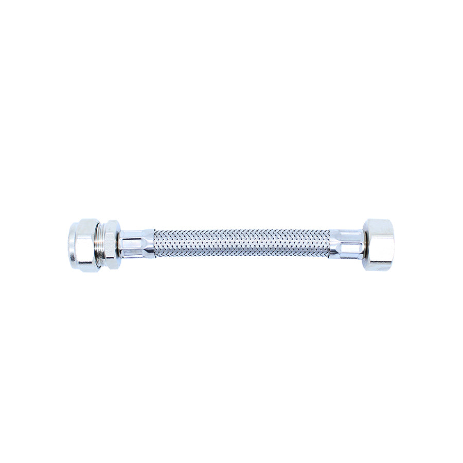 Viva 1/2" x 15mm x 150mm Flexible Hose Tap Connector SSH1/B-Mercantile Ventures Ltd-Oceanair