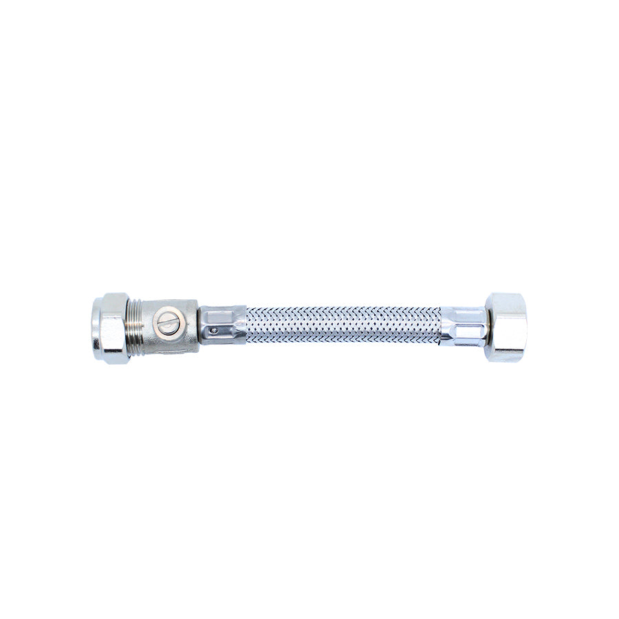 Viva 1/2" x 15mm x 150mm Isolator Flexible Hose Tap Connector SSH2/B-Mercantile Ventures Ltd-Oceanair