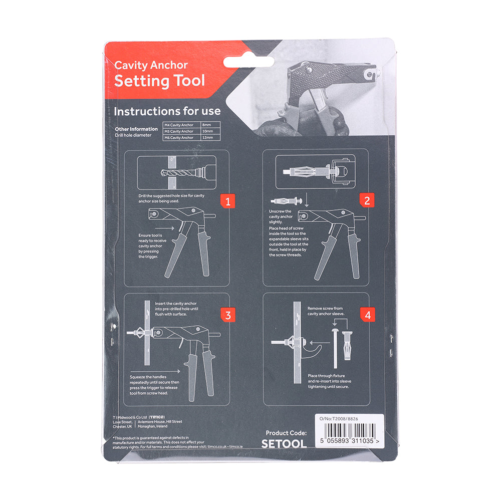 Timco Cavity Anchor Setting Tool SETOOL-Timco-Oceanair