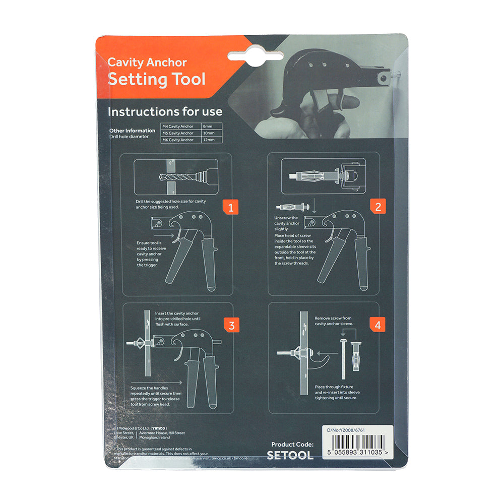Timco Cavity Anchor Setting Tool SETOOL-Timco-Oceanair