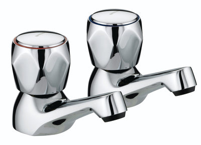 Bristan Club Basin Pillar Taps Chrome VAC 1/2 C MT-Bristan-Oceanair