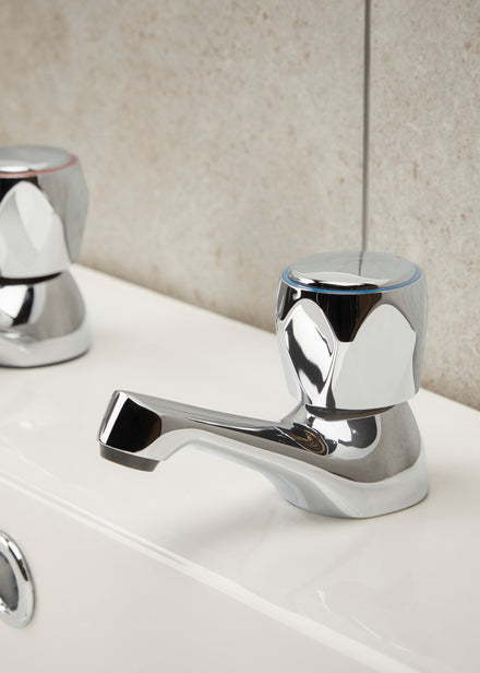 Bristan Club Basin Pillar Taps Chrome VAC 1/2 C MT-Bristan-Oceanair